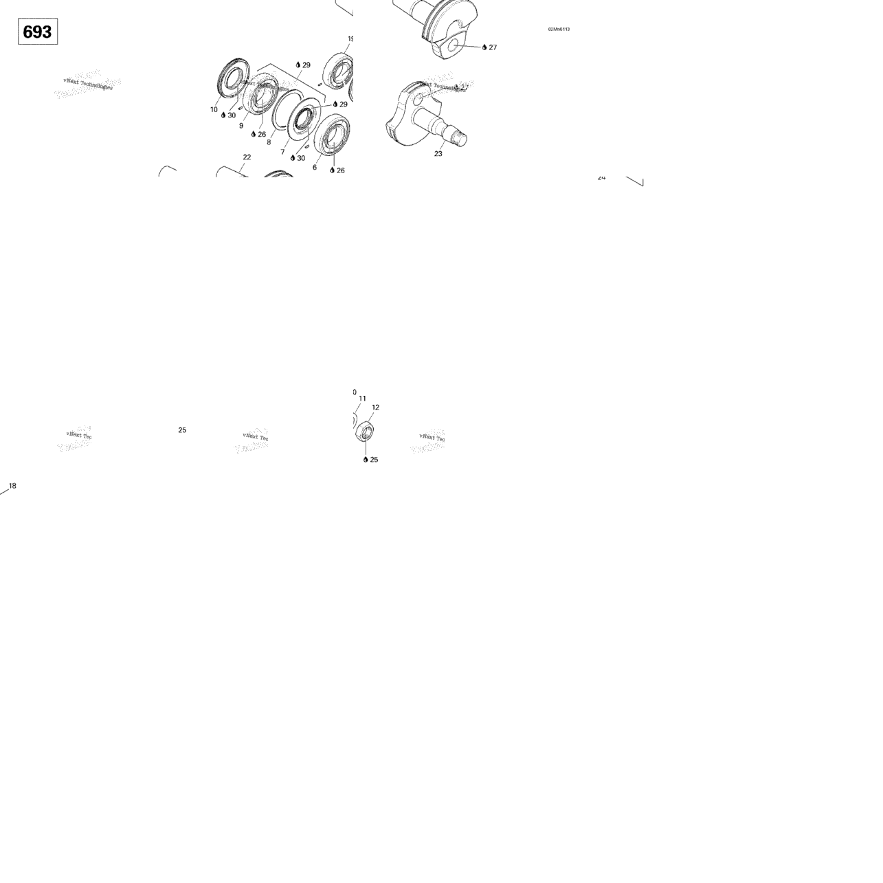 Crankshaft And Pistons (693)
