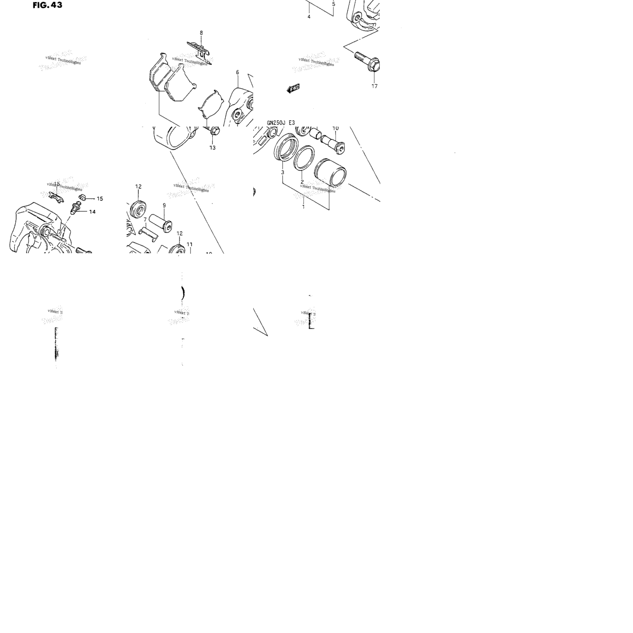 Front Calipers (Model J)