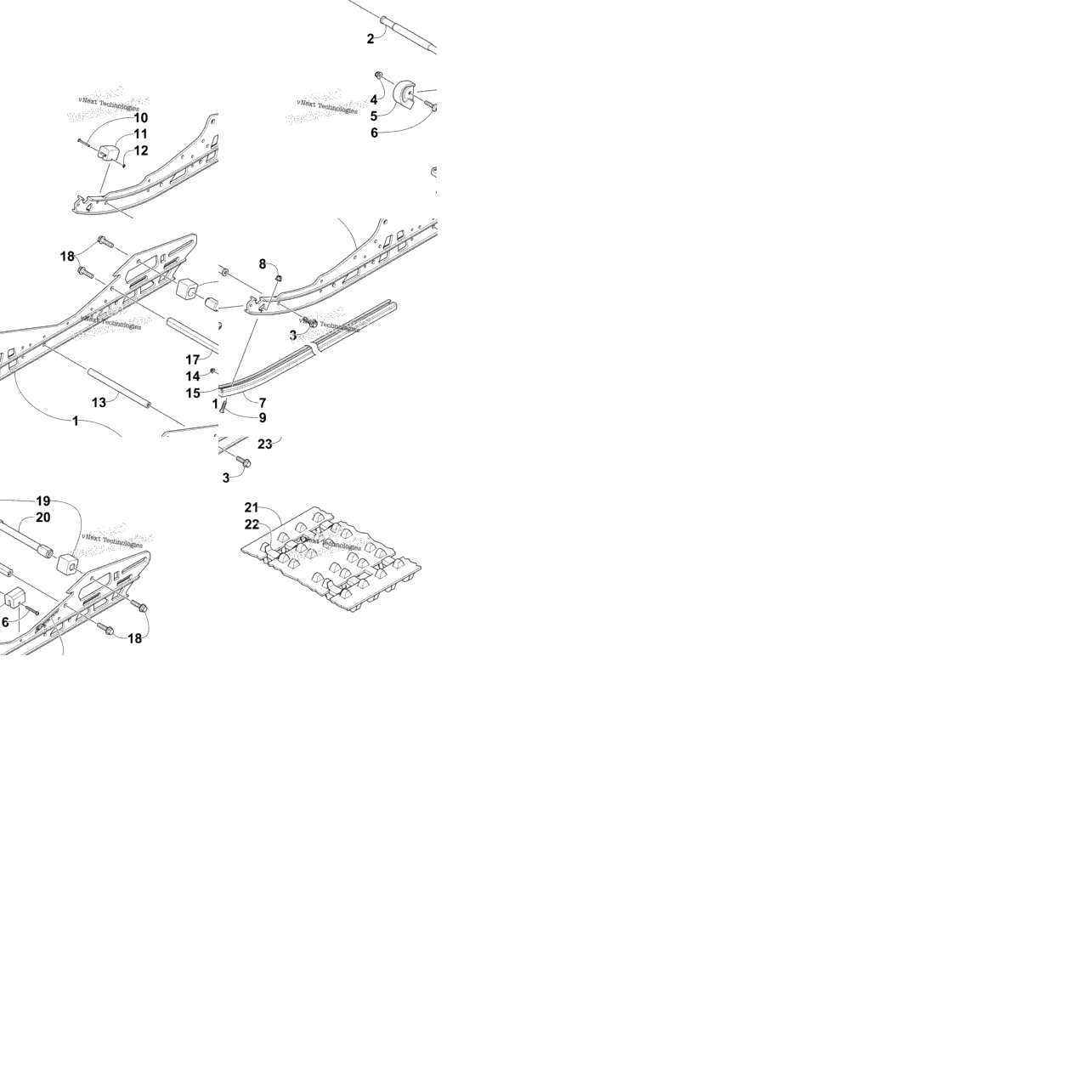 Slide Rail And Track Assembly
