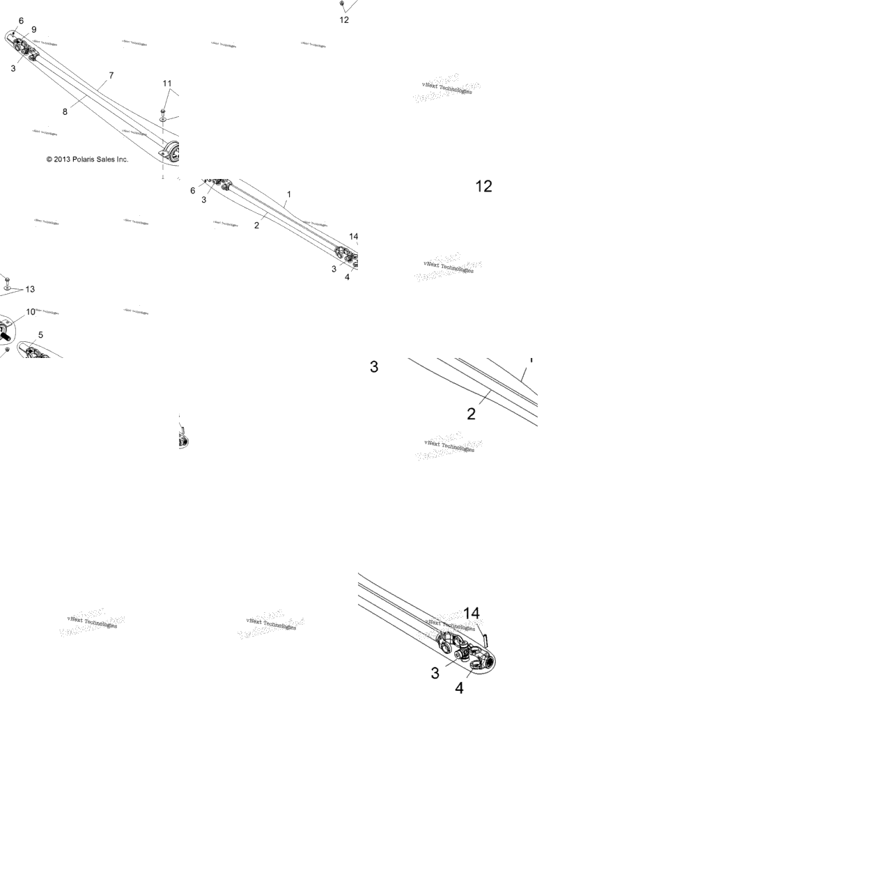 Drive Train, Front Prop Shaft