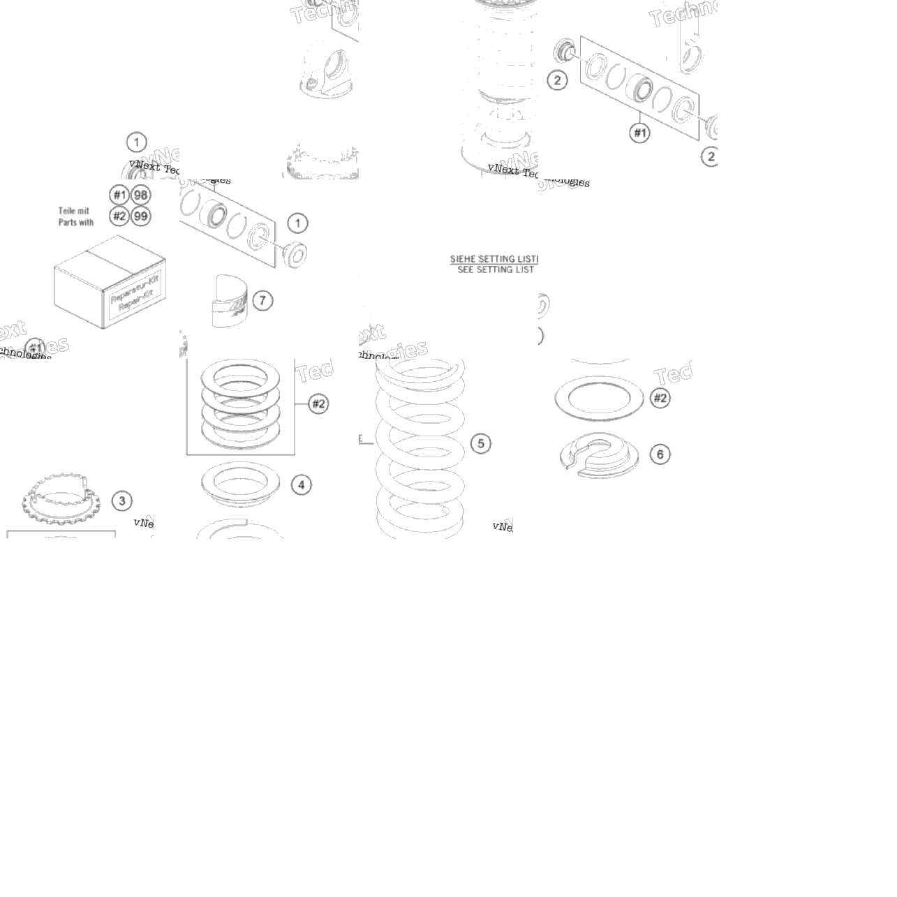 Shock Absorber Disassembled