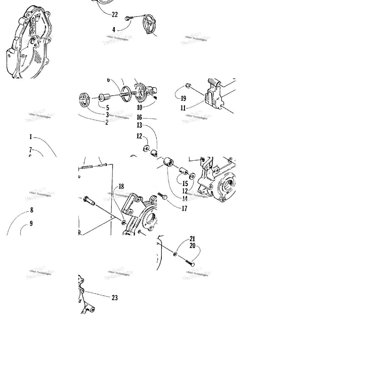 Dropcase Chain Tension Assembly