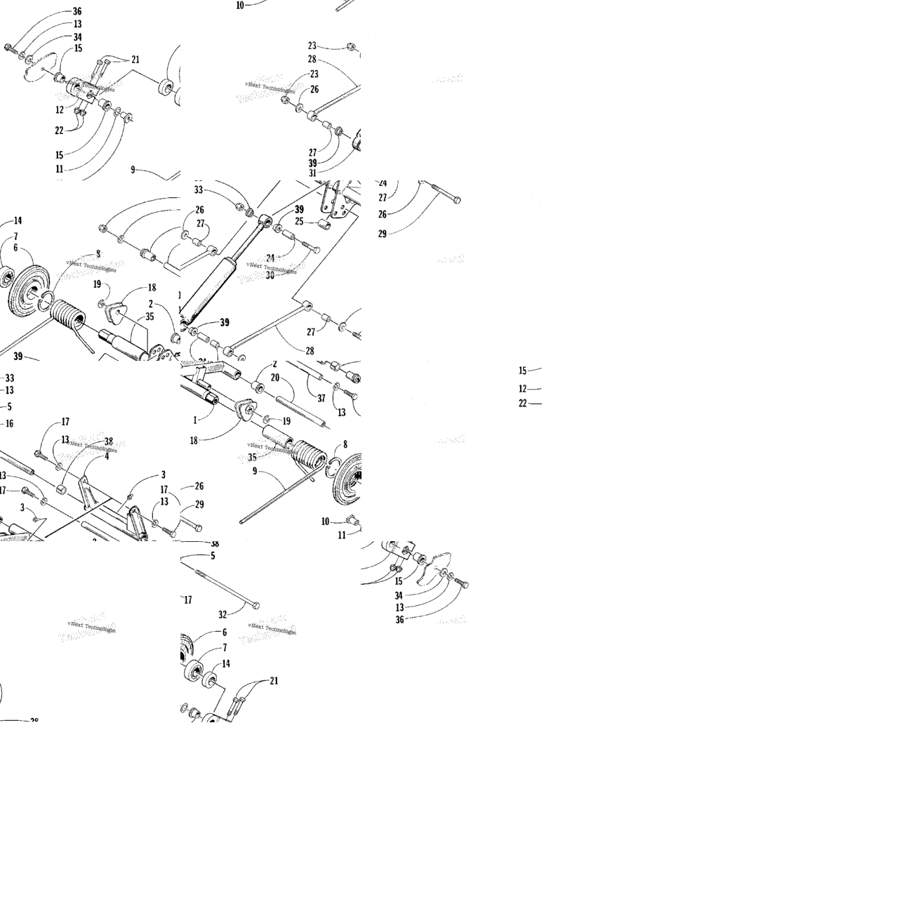Rear Suspension Rear Arm Assembly