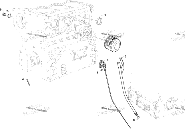 Crankcase/Oil Filter/Oil Dipstick