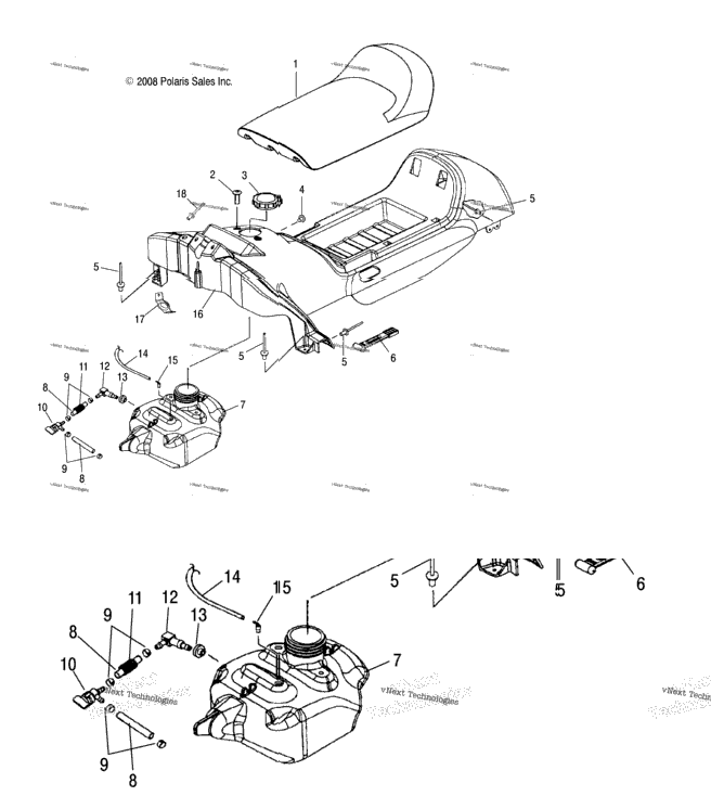Body, Seat, Fuel Tank & Console