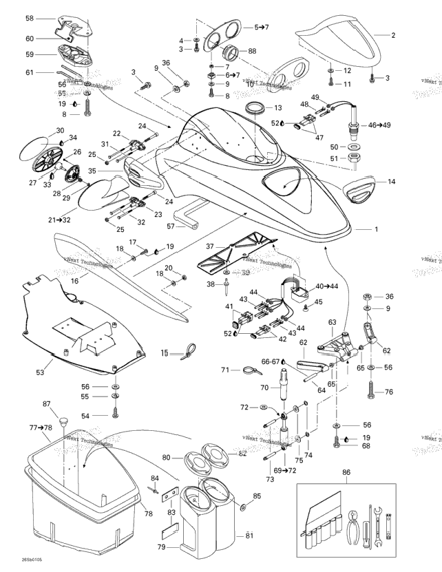 Front Storage Compartment