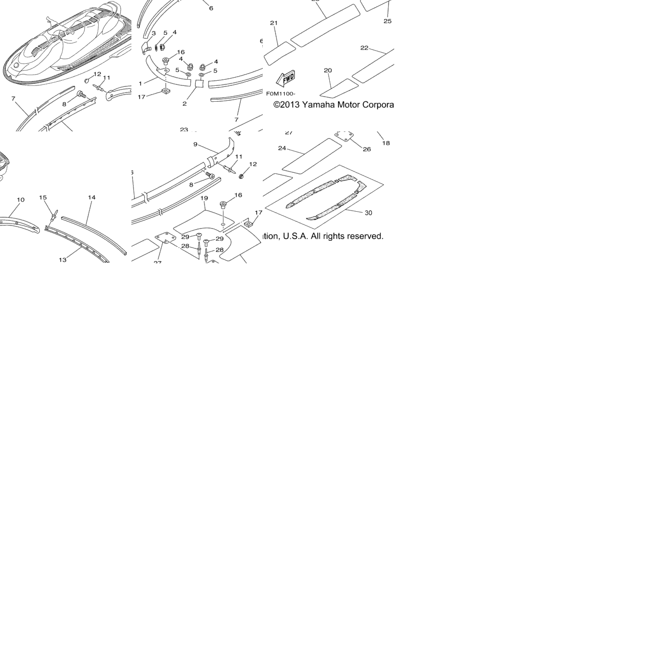 Gunwale Mat