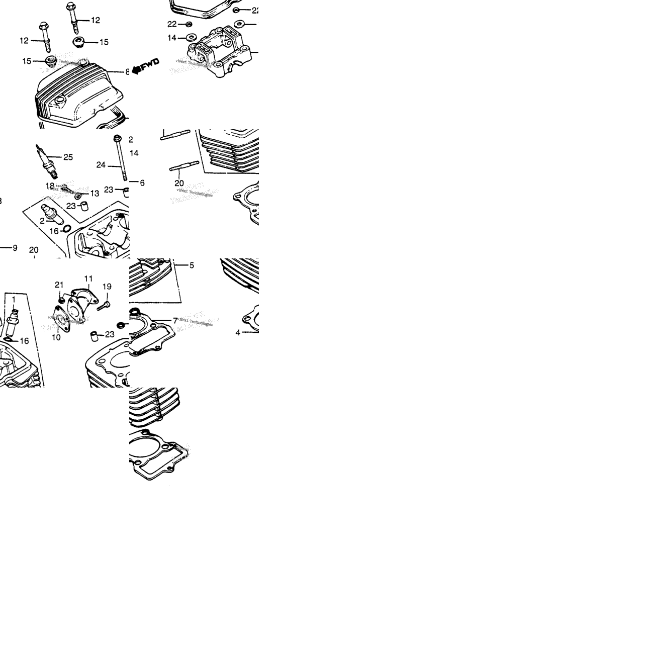 Cylinder Head + Cylinder