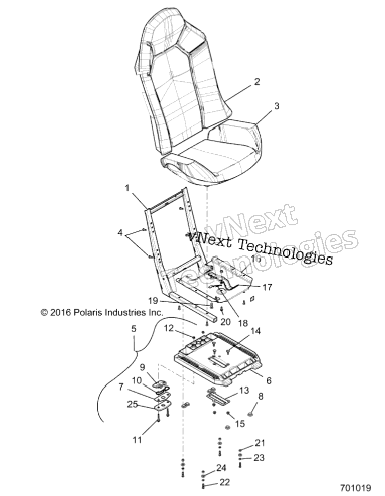 Body, Seat Asm. And Slider Z20nae99ac/Al/An/Bc/Bl/Bn/Ll/K99af/Ak/Bf/Bk/M99al/R99az/Bz