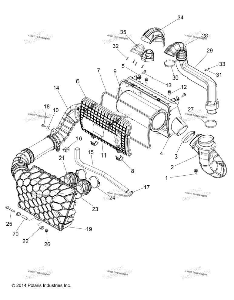 Engine, Air Intake System H.Lift Z20nam99al