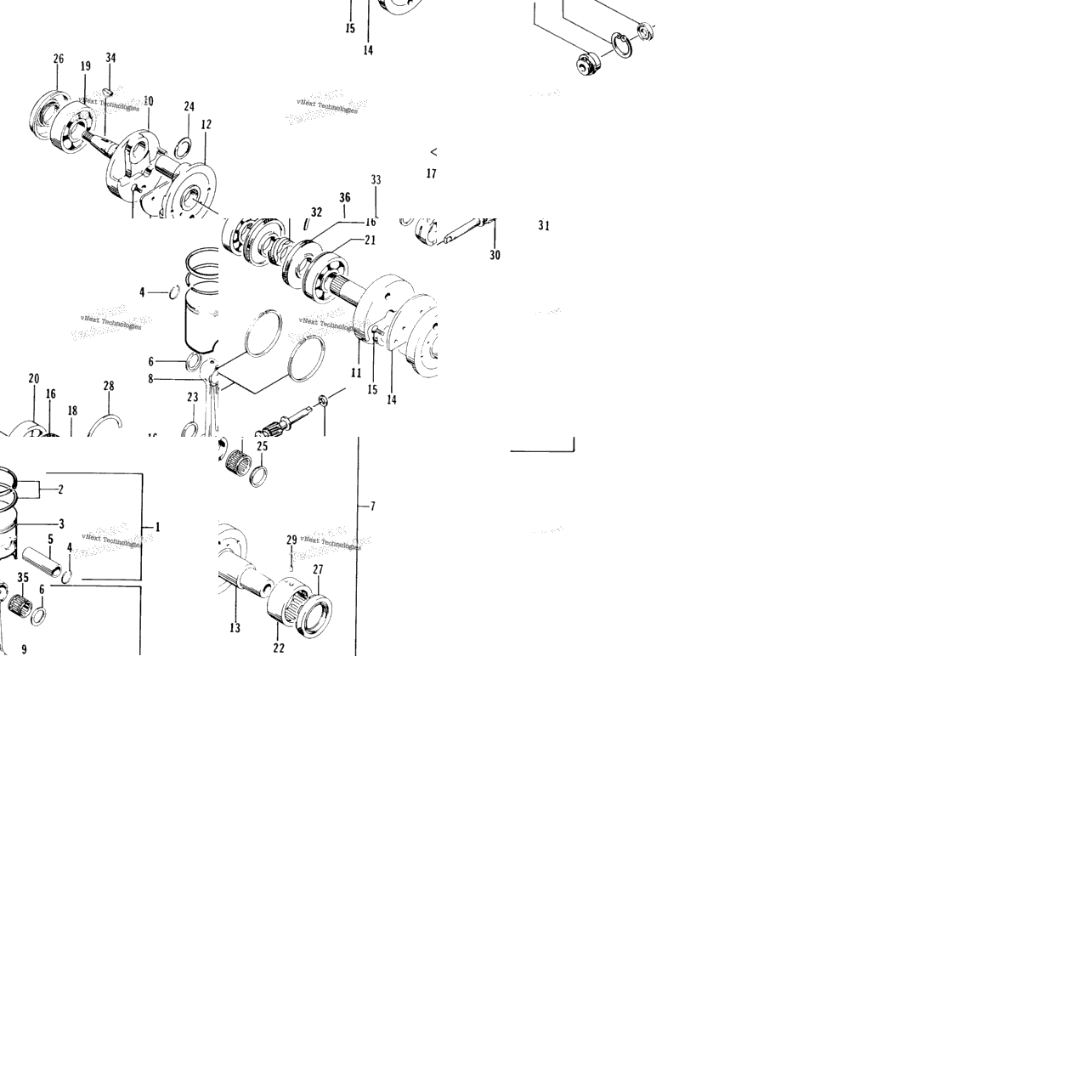 Piston And Crankshaft