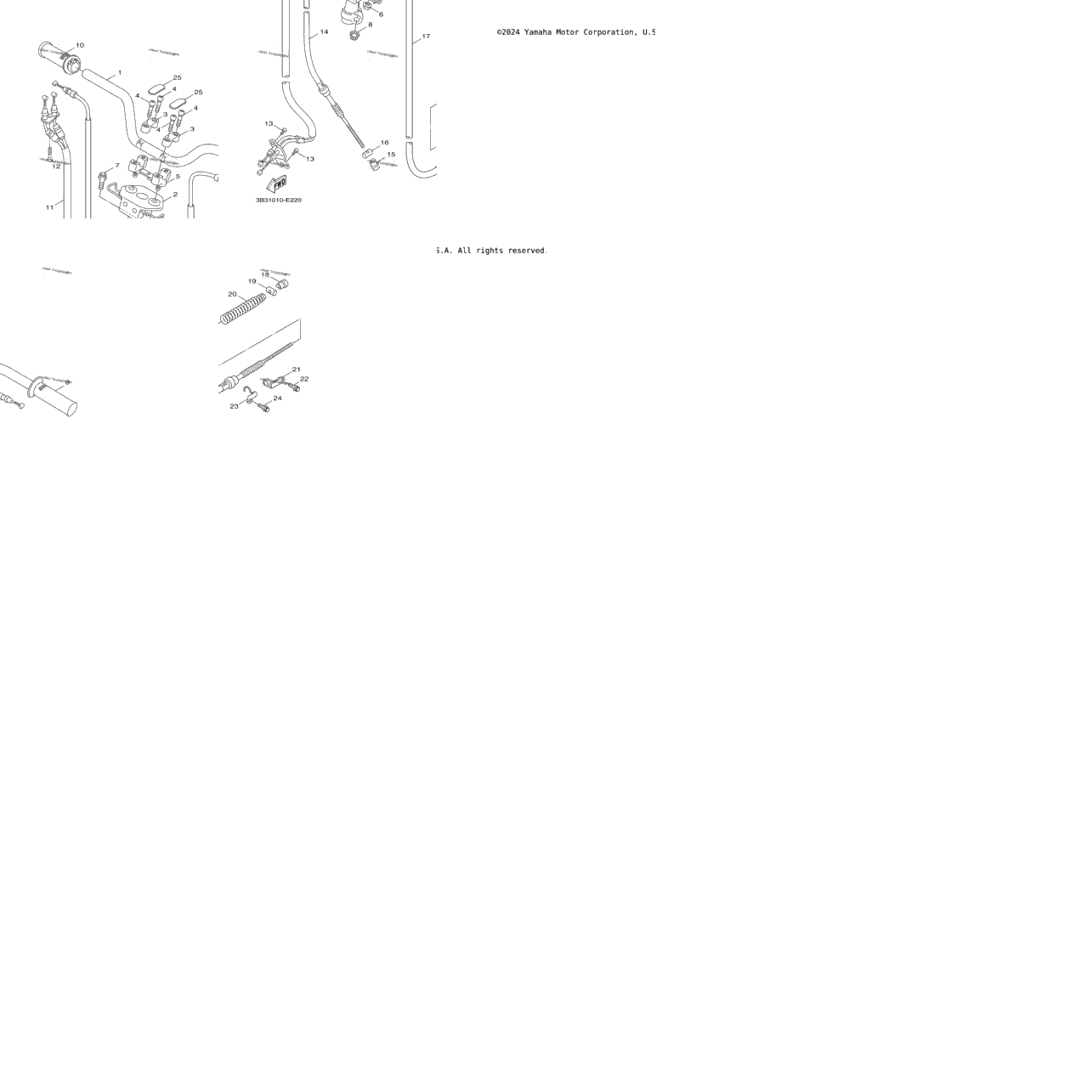 Steering Handle Cable