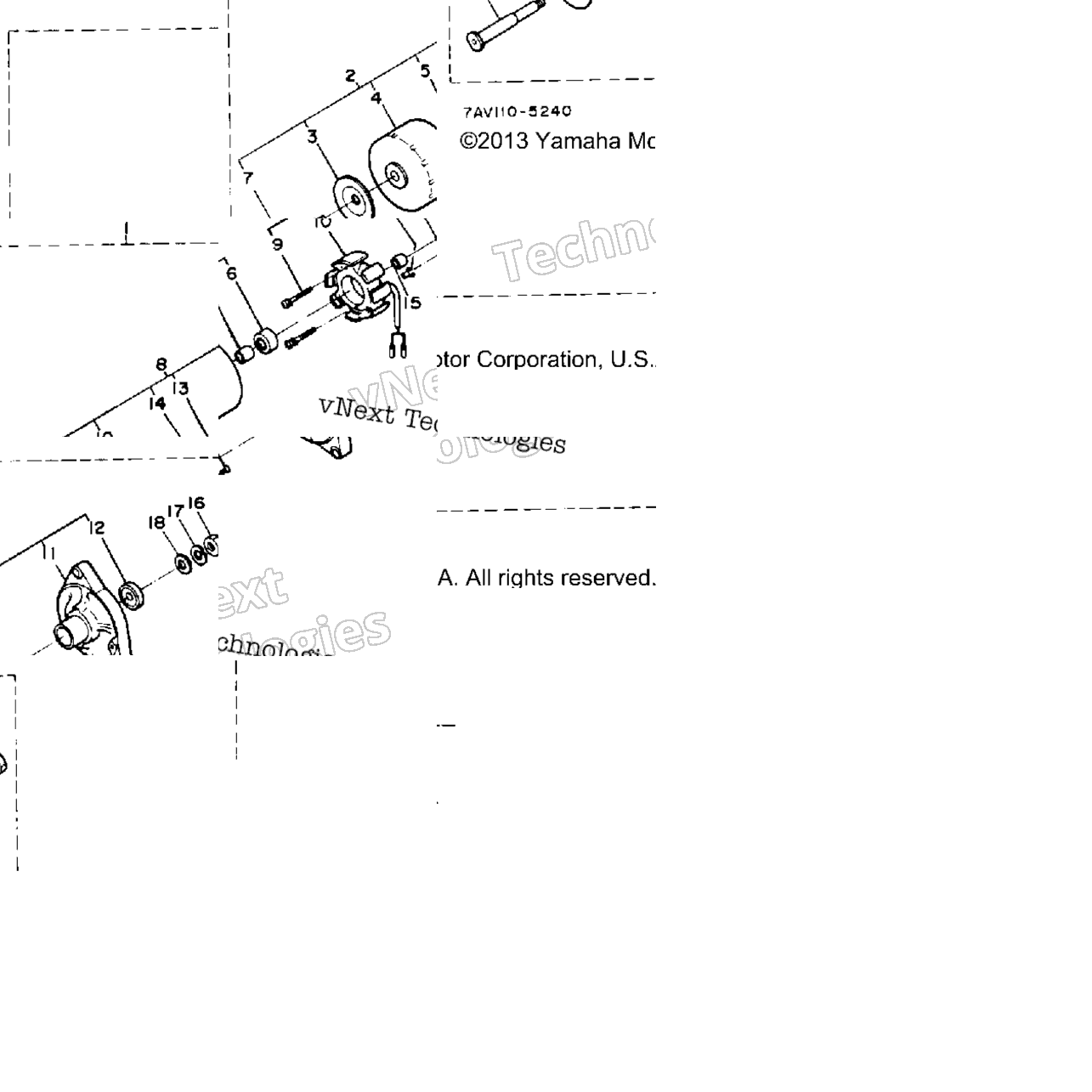Dynamo Section Parts