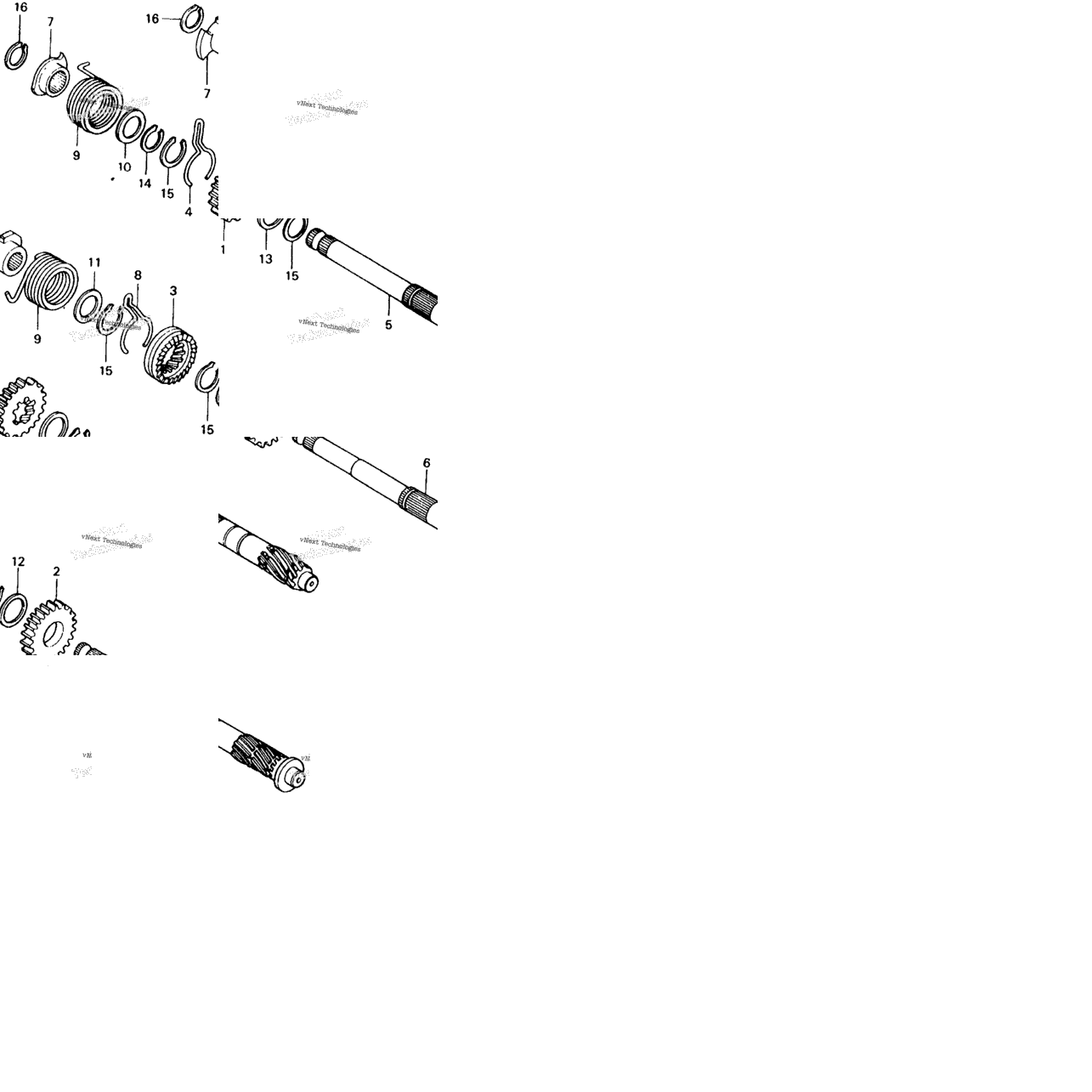 Kick Starter Spindle