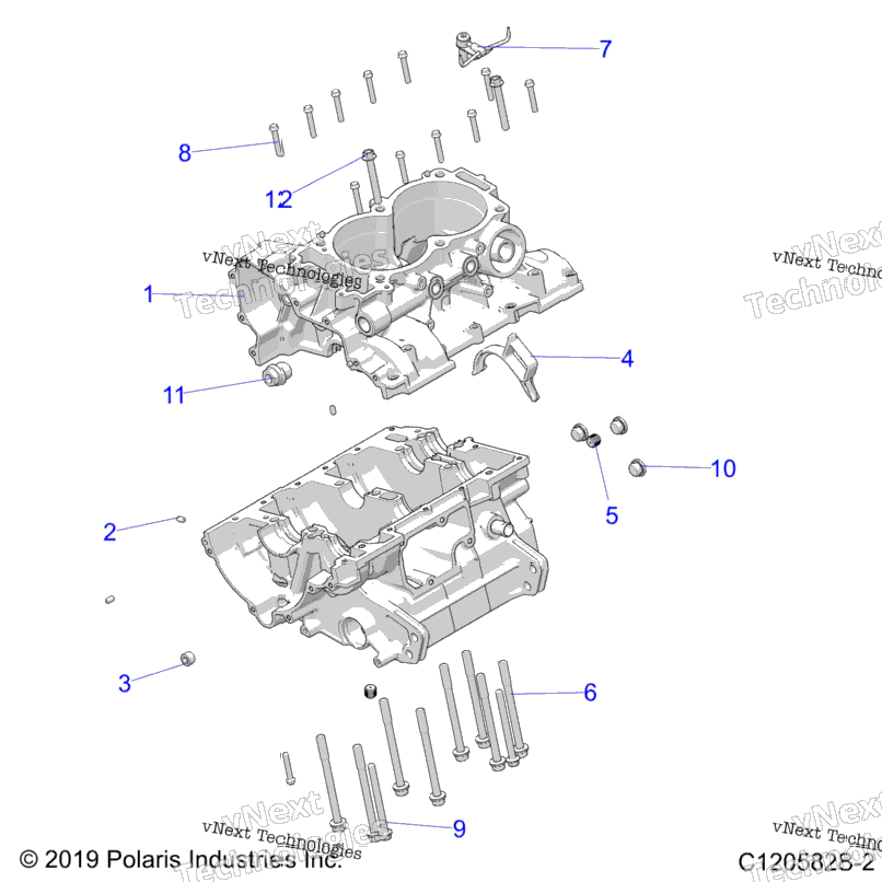 Engine, Crankcase Z20nae92al/Ar/Bl/Br/F92al/Ar