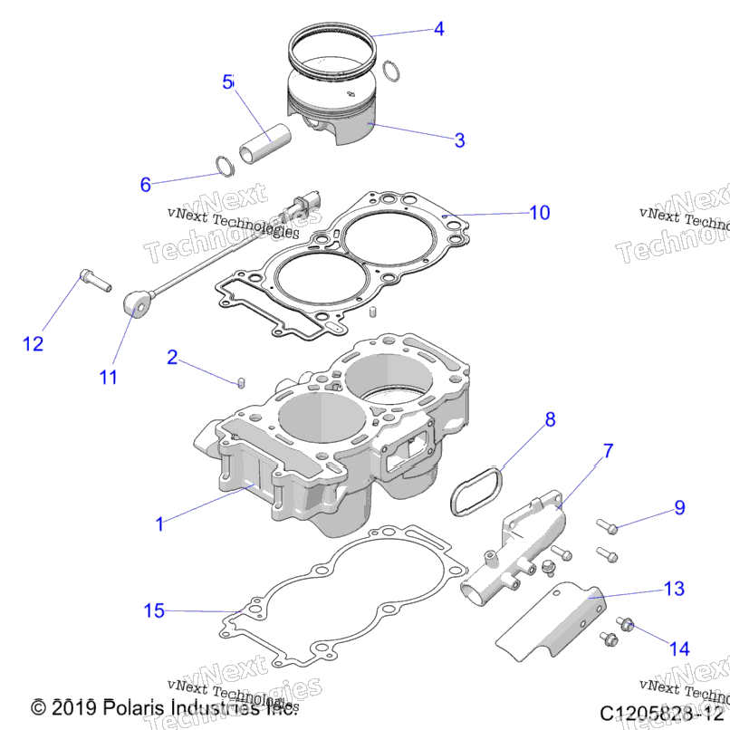 Engine, Cylinder And Piston Z20nae92al/Ar/Bl/Br/F92al/Ar