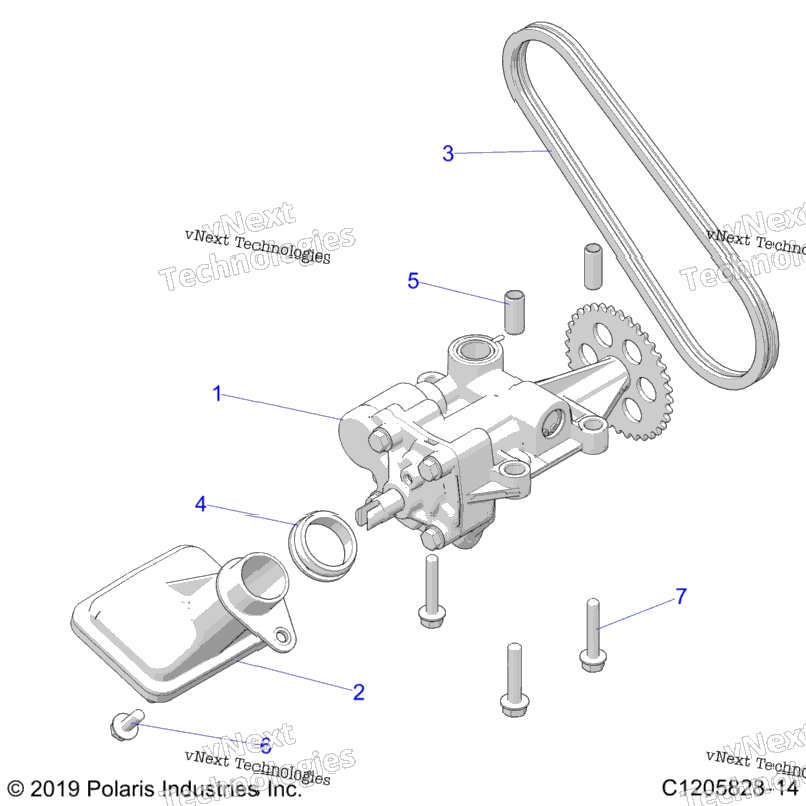 Engine, Oil Pump Z20nae92al/Ar/Bl/Br/F92al/Ar 