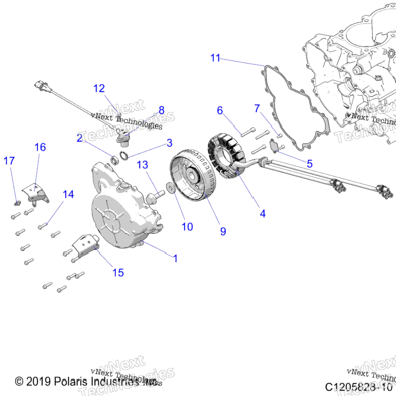 Engine, Stator And Flywheel Z20nae92al/Ar/Bl/Br/F92al/Ar