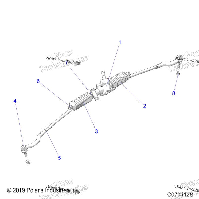 Steering, Rack And Pinion Z20nae92al/Ar/Bl/Br/F92al/Ar