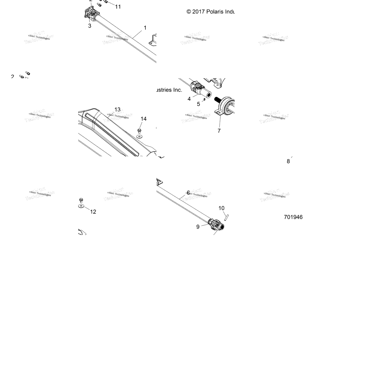 Drive Train, Front Prop Shaft