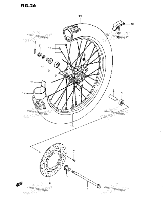 Front Wheel (G/H/J/K)