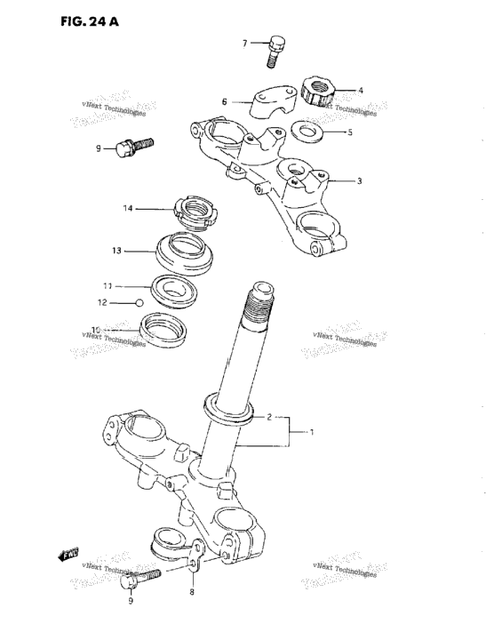 Steering Stem (K)