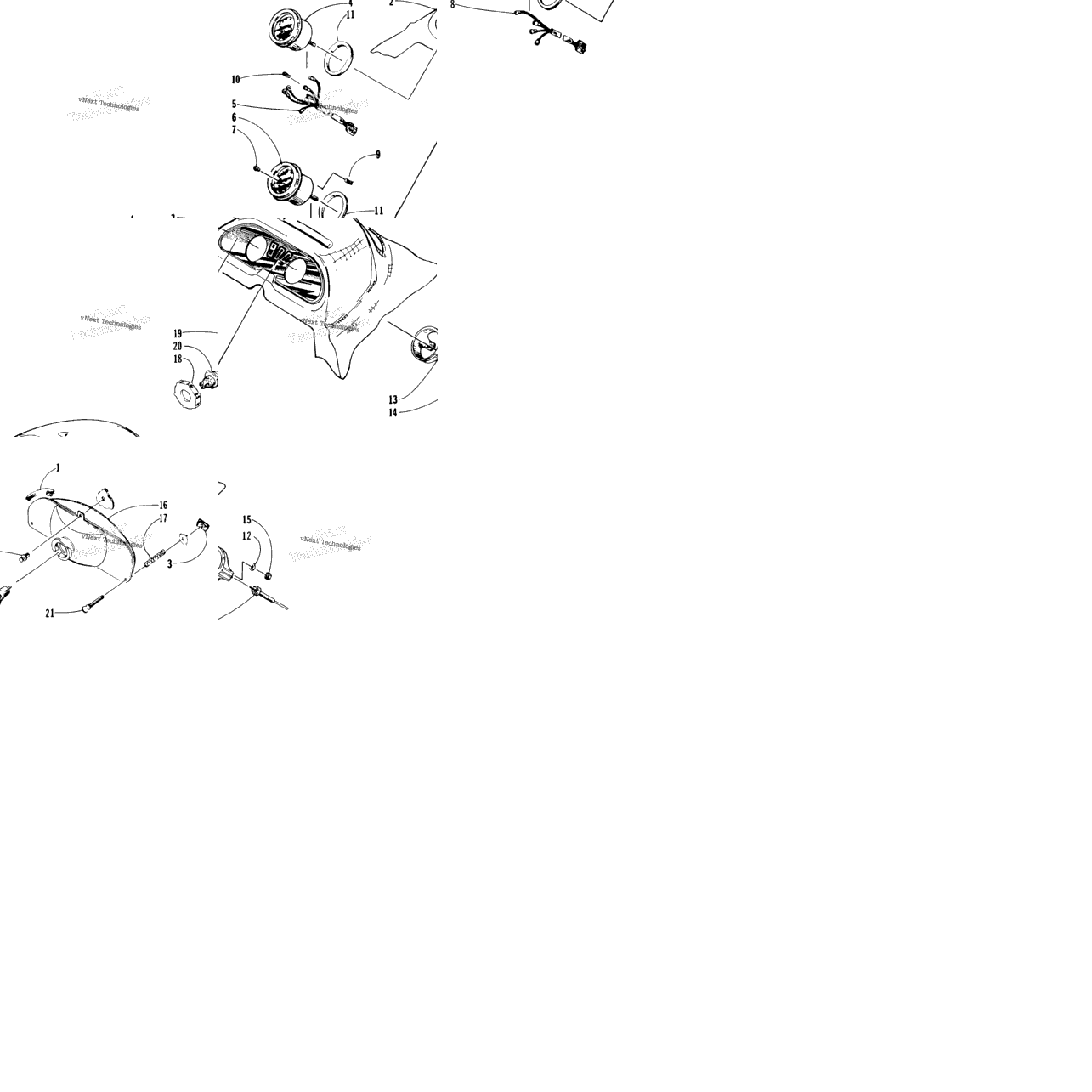 Headlight And Instruments