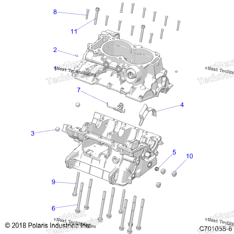 Engine, Crankcase
