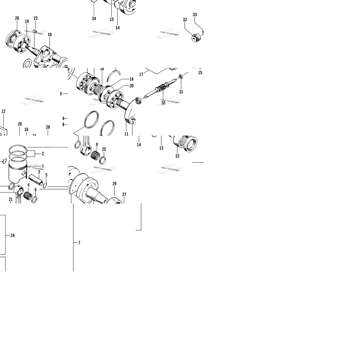 Piston And Crankshaft