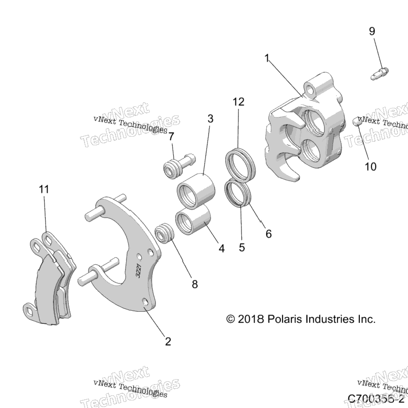 Brakes, Rear Caliper