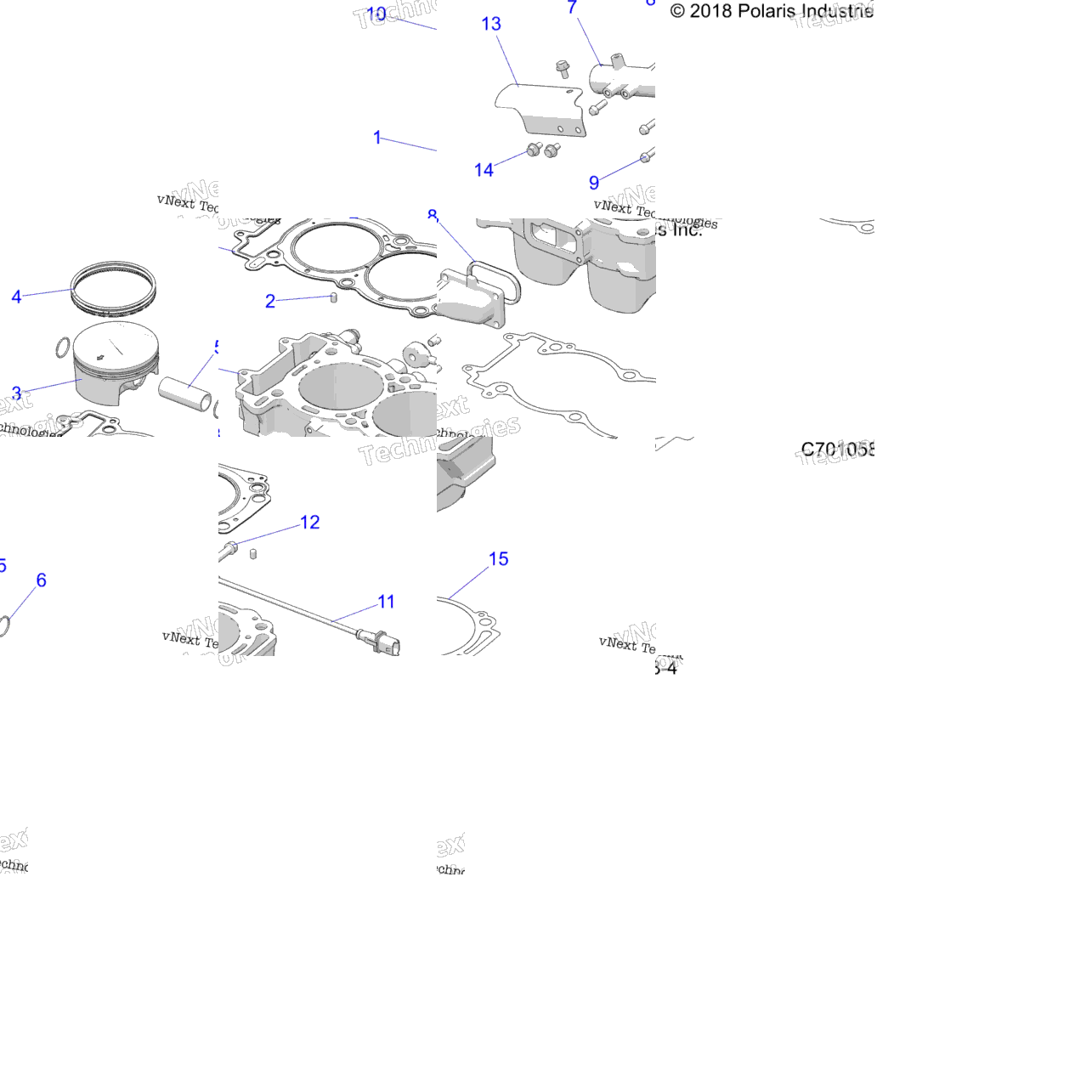 Engine, Cylinder And Piston