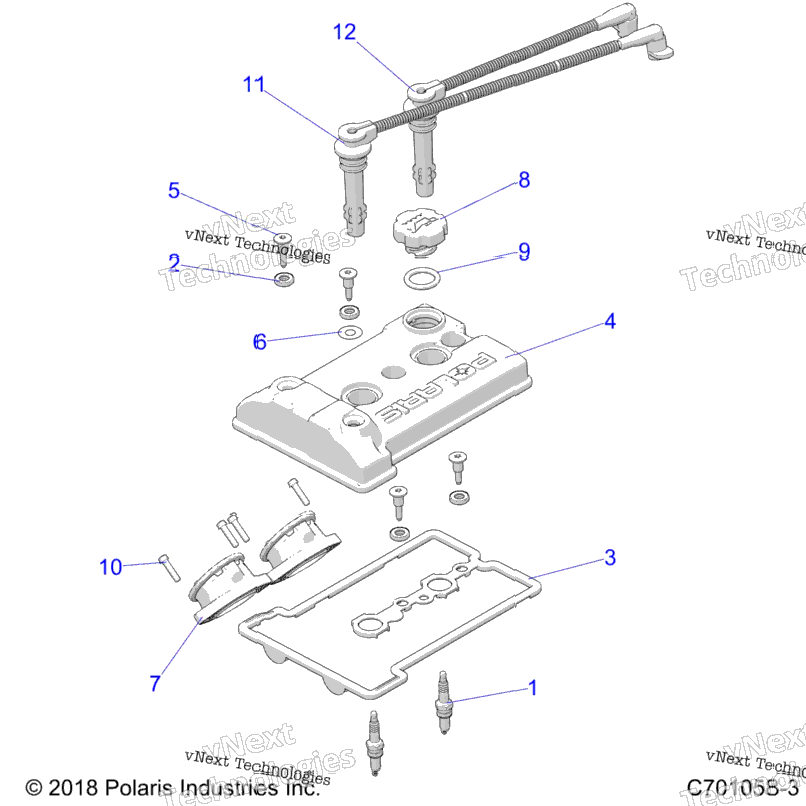 Engine, Throttle Body And Valve Cover