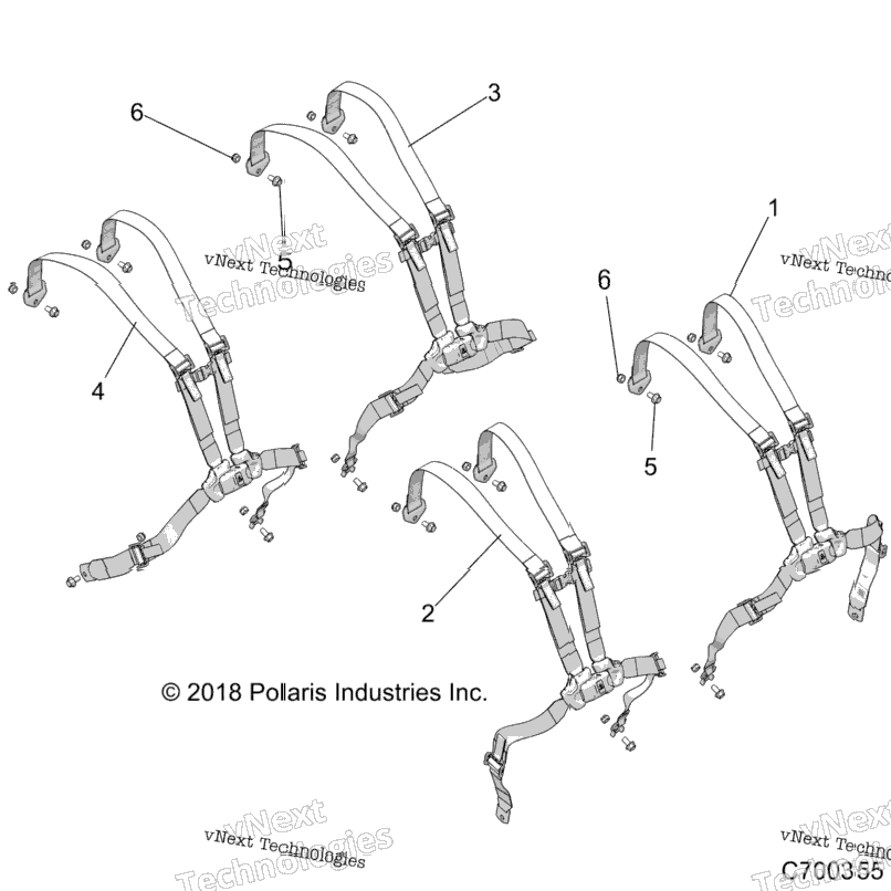 Body, Seat Belt Mounting