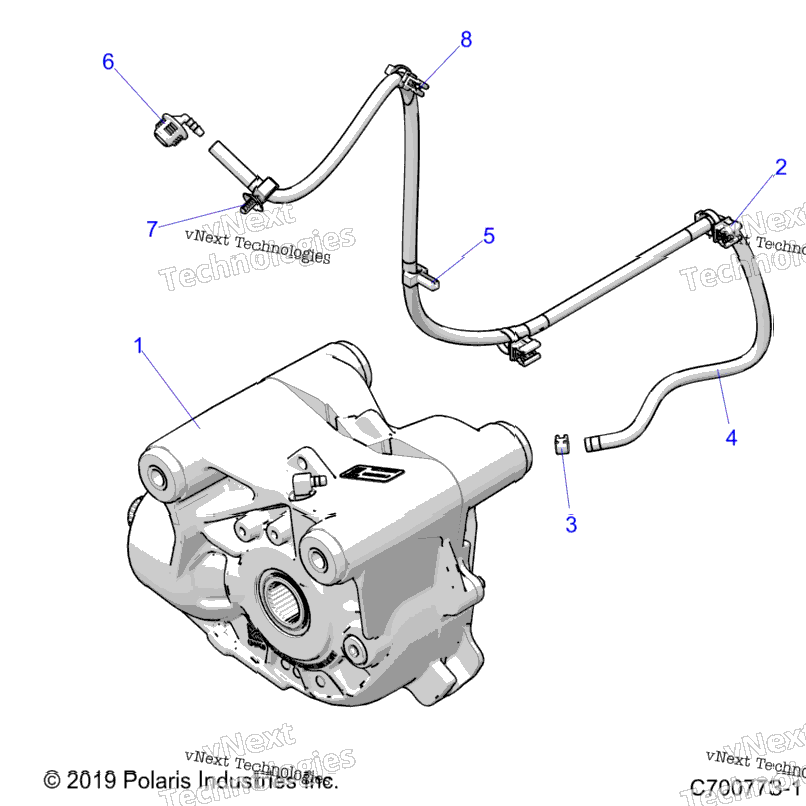 Drive Train, Front Gearcase Mounting
