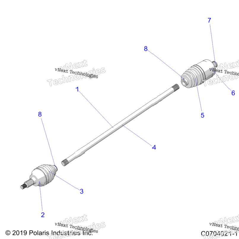 Drive Train, Half Shaft, Rear