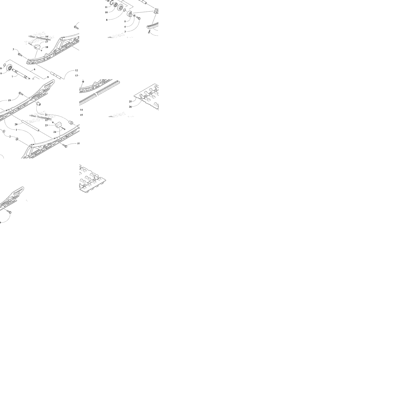 Slide Rail And Track Assembly
