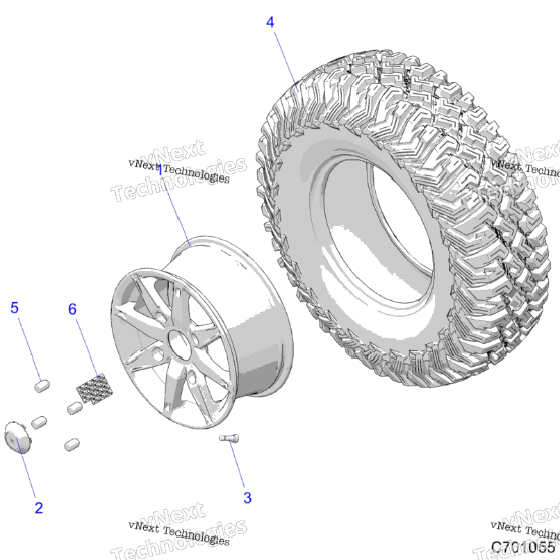 Wheels, Rear
