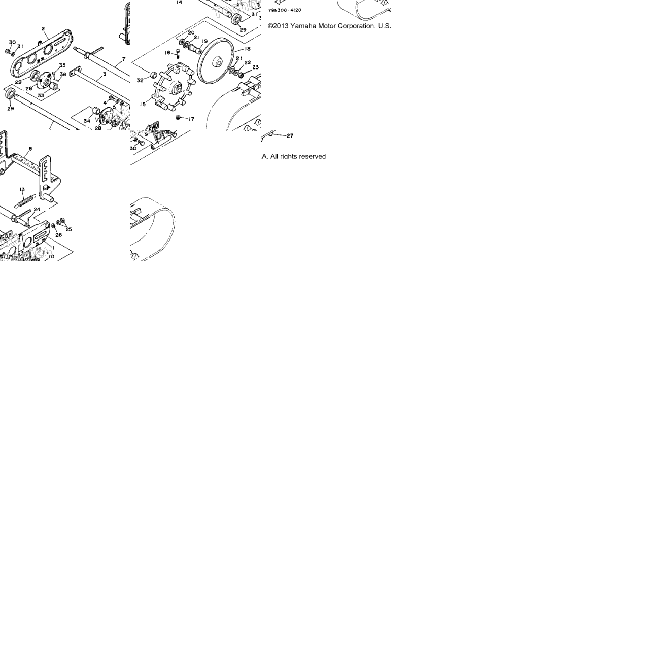 Track Suspension 1 (~79N-700100)