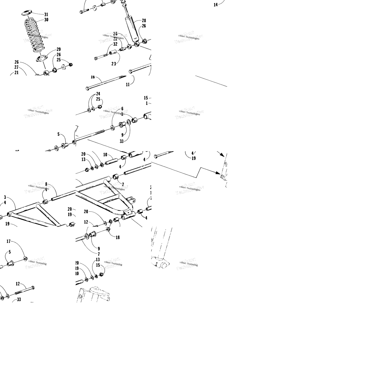 Front Suspension And Shock Absorber