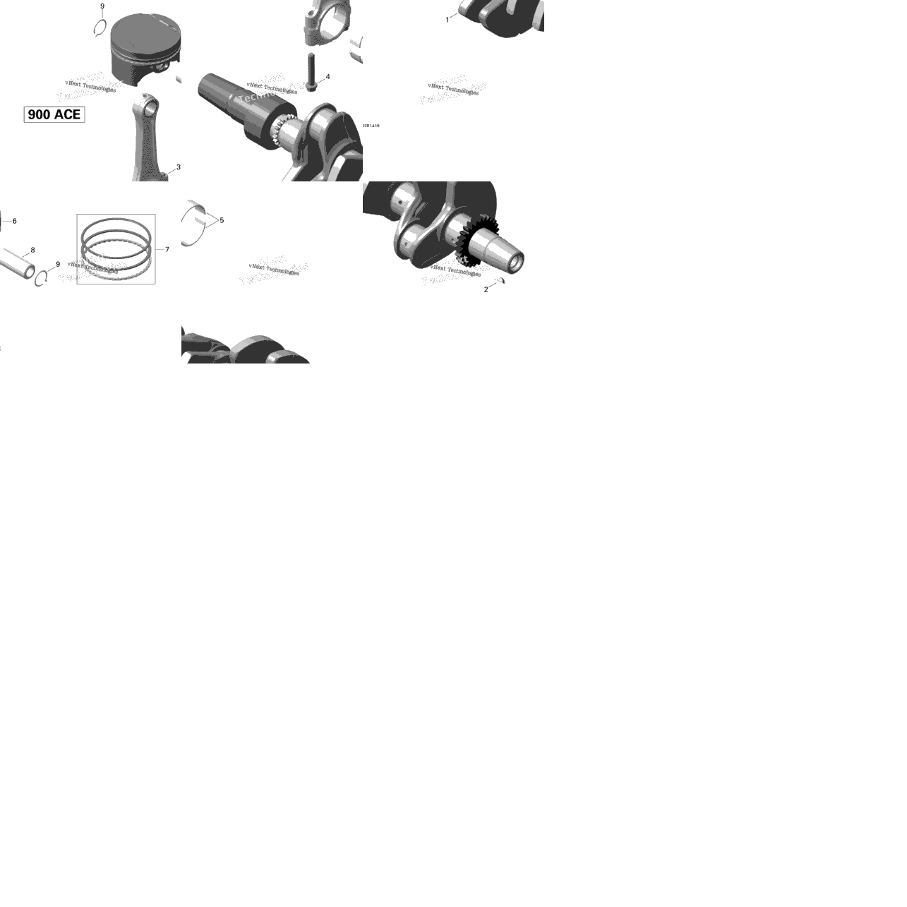 Crankshaft And Pistons