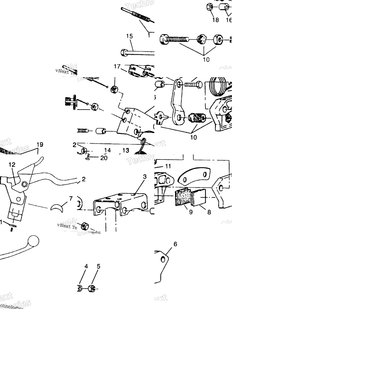 Brake Assembly European Lite Gt, Starlite Gt & Widetrak