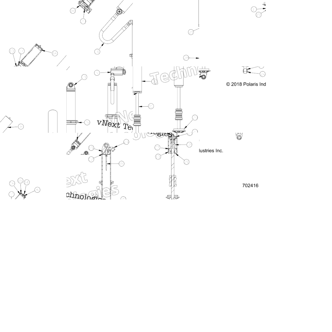 Suspension, Rear Shock Internals
