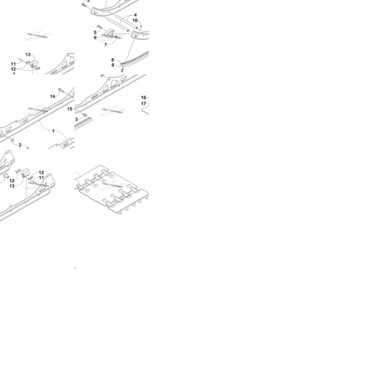 Slide Rail And Track Assembly