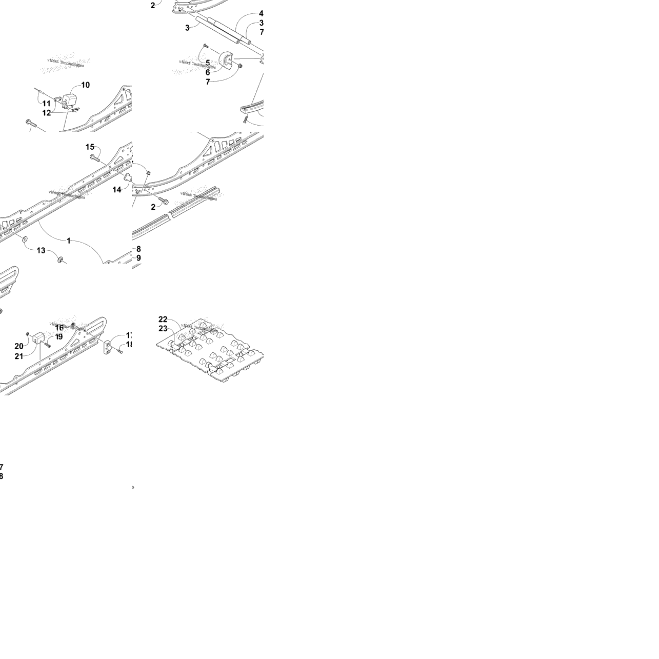 Slide Rail And Track Assembly