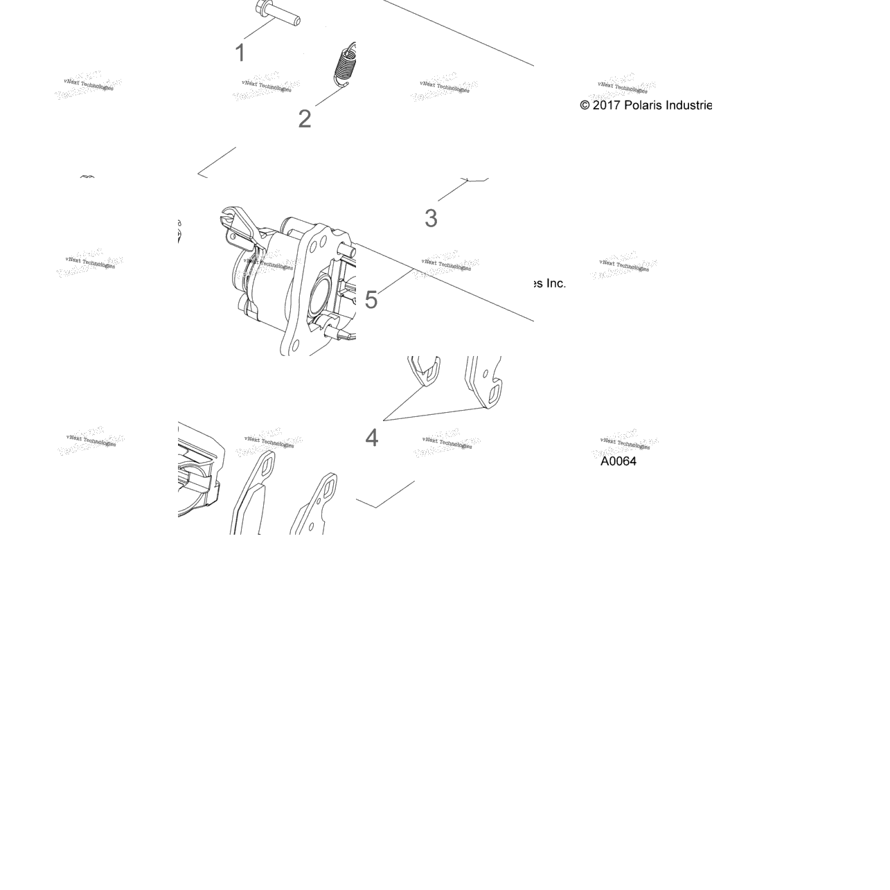 Brakes, Caliper, Rear
