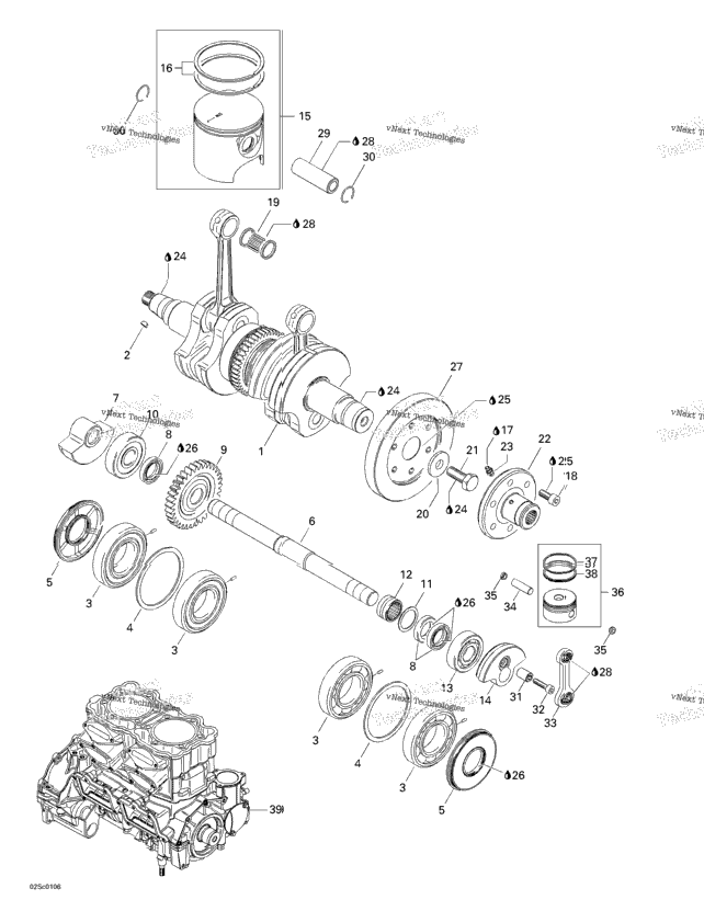 Crankshaft And Pistons