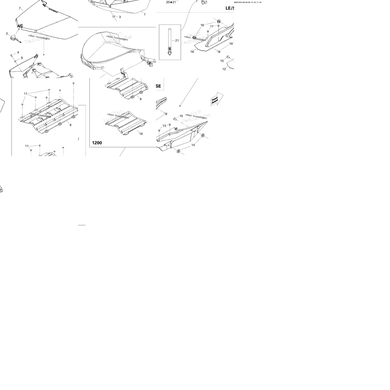 Luggage Rack 1200 Le