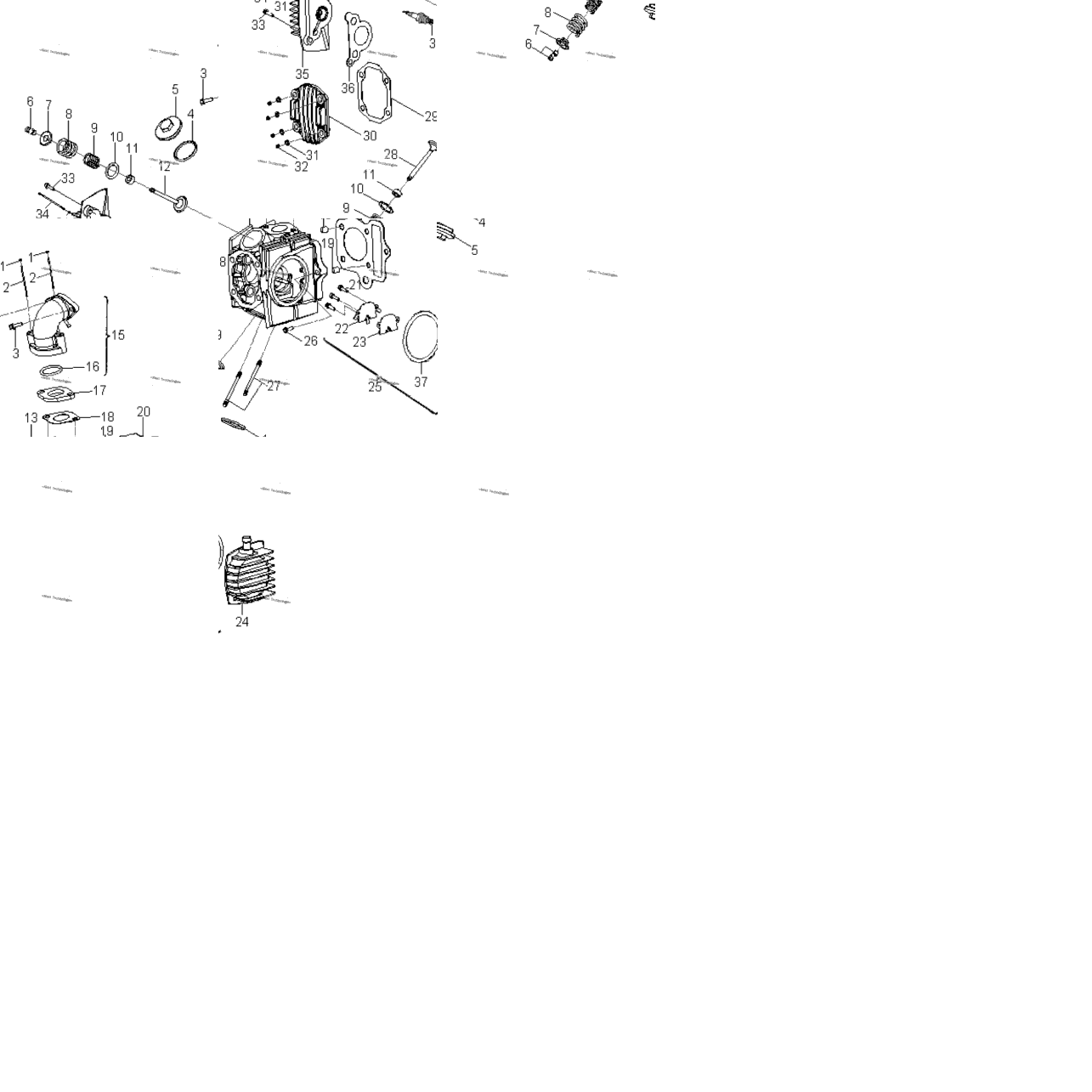 Engine, Cylinder Head