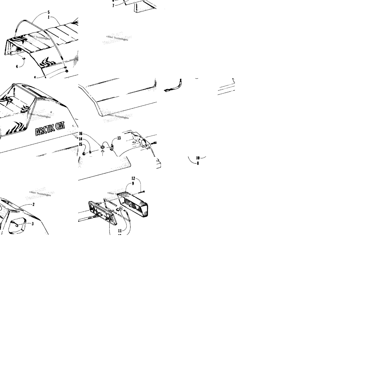 Seat And Taillight Assemblies