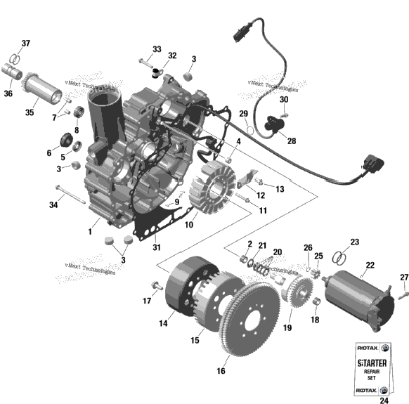 Rotax - Magneto And Electric Starter
